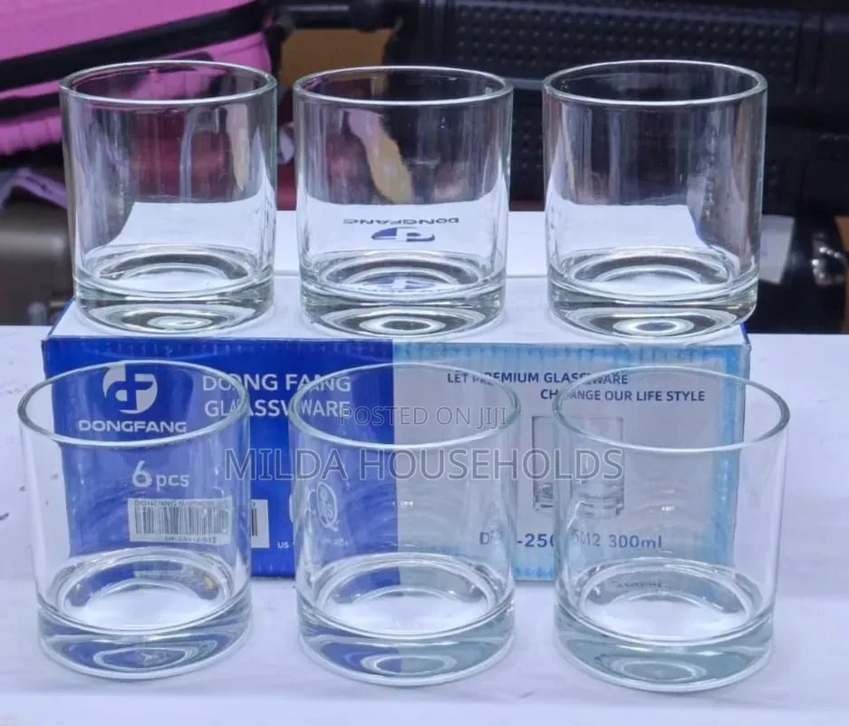 6pcs 300ml Whiskey Glasses