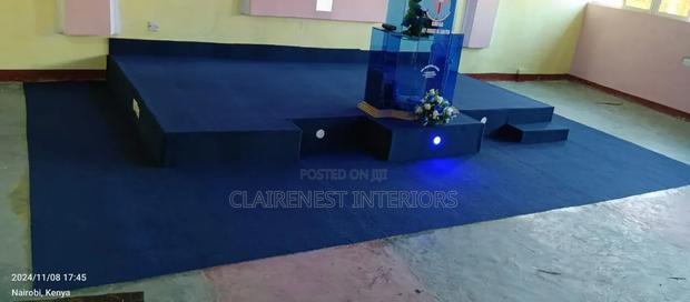 Blue and Red, Altar Flooring Delta 4mm Wall to Wall Carpets - thumbnail 2
