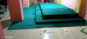 Vip 10mm Green and Brown Wall to Wall Carpets