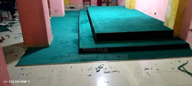 Vip 10mm Green and Brown Wall to Wall Carpets