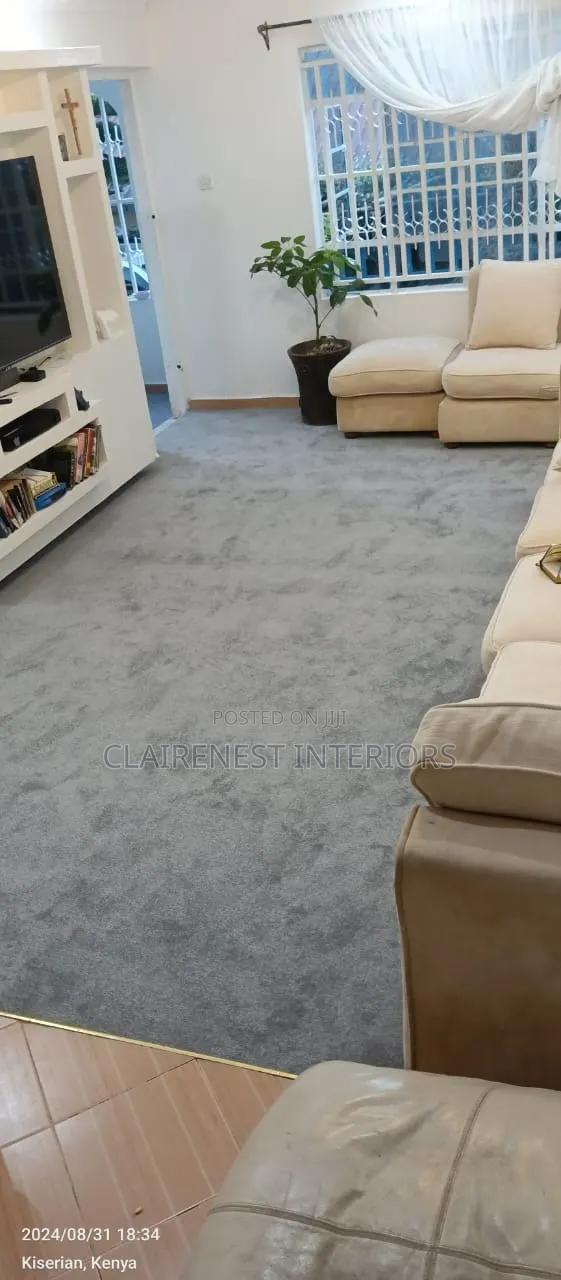 VIP Light Grey and Dark Grey 10mm Wall to Wall Carpets - thumbnail 2