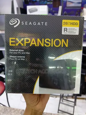 Seagate 26TB Expansion Desktop USB 3.0 External Hard Drive - Black