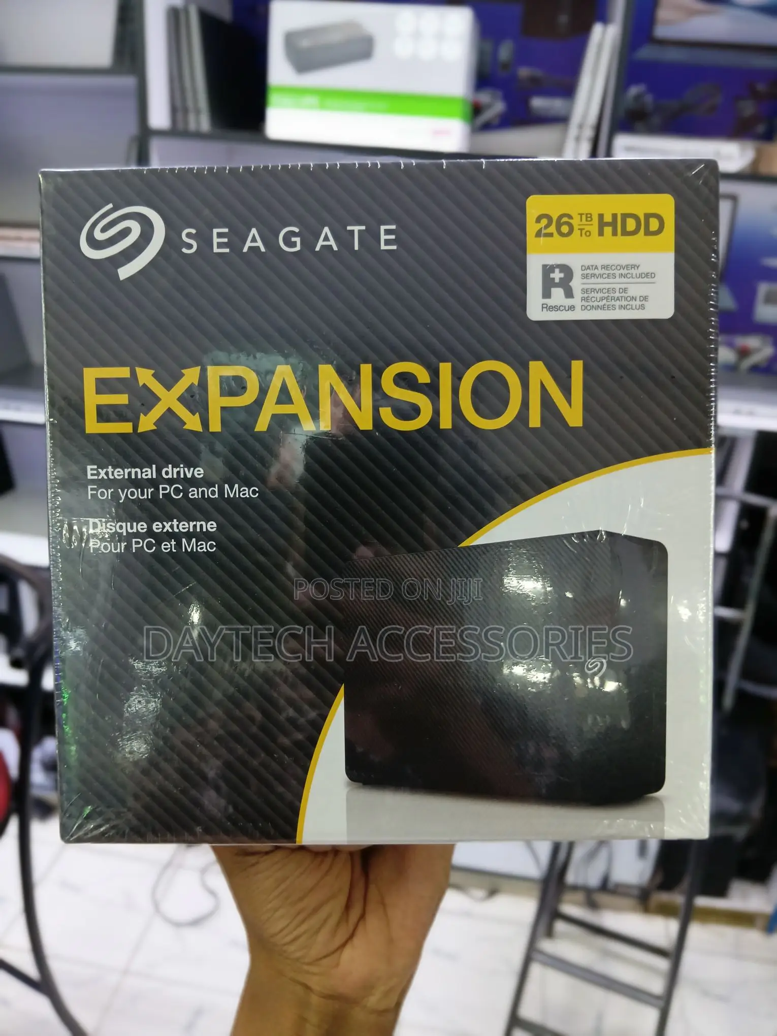 Seagate Expansion Desktop 26TB External HDD Drive.