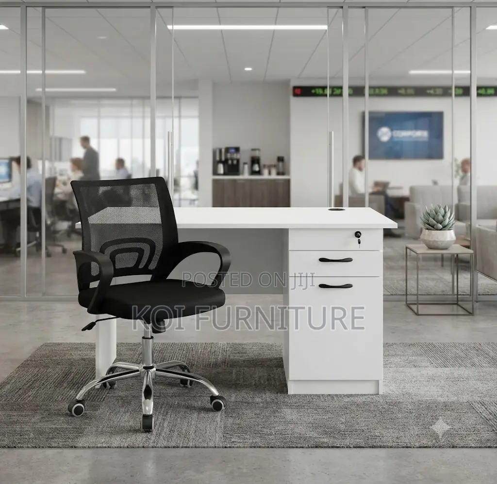 Office Desk; 1.2 Meter Home Clerical Office Desks With Wood Finish