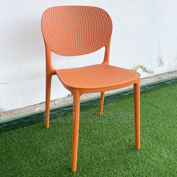 Dining Chairs; Plastic Armless Dining Chairs for Functions - thumbnail 9