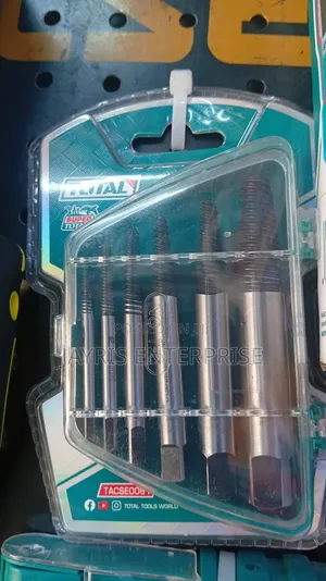 Total 6pcs Screw Extractor Set