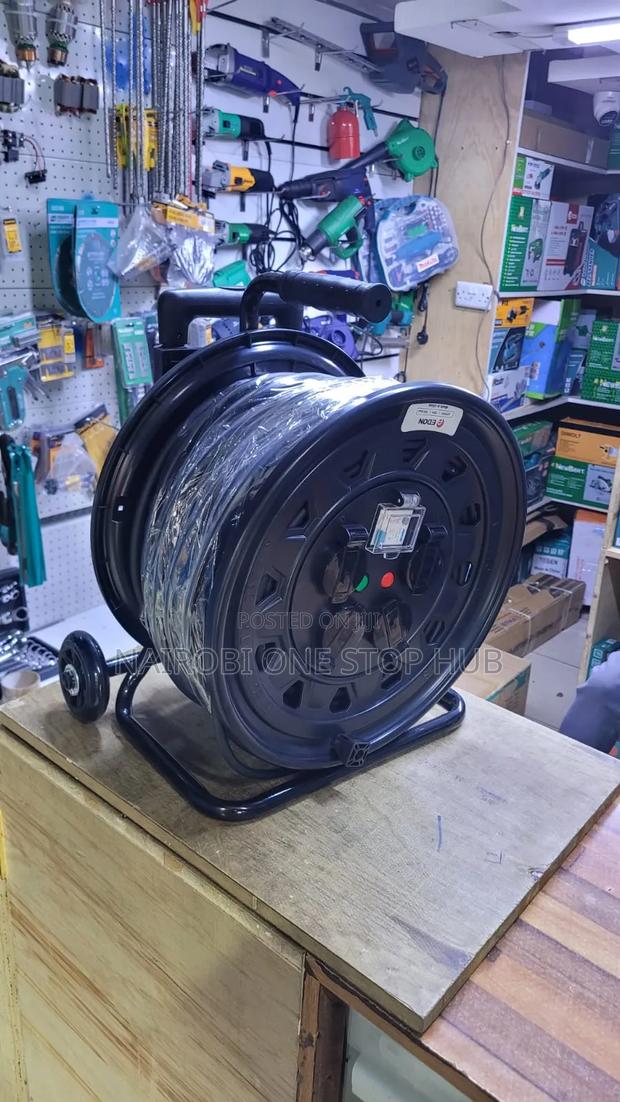 EDON Heavy-Duty Extension Cable Reel – 100M (2.5mm) - thumbnail 2