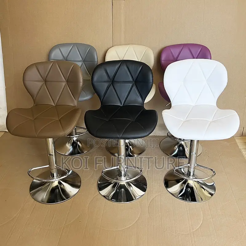 Barstools; Leather Reclining Home Counter Barstools