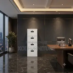 Office Cabiinet; 4 Drawer File Steel Cabinet Each With Key Lock
