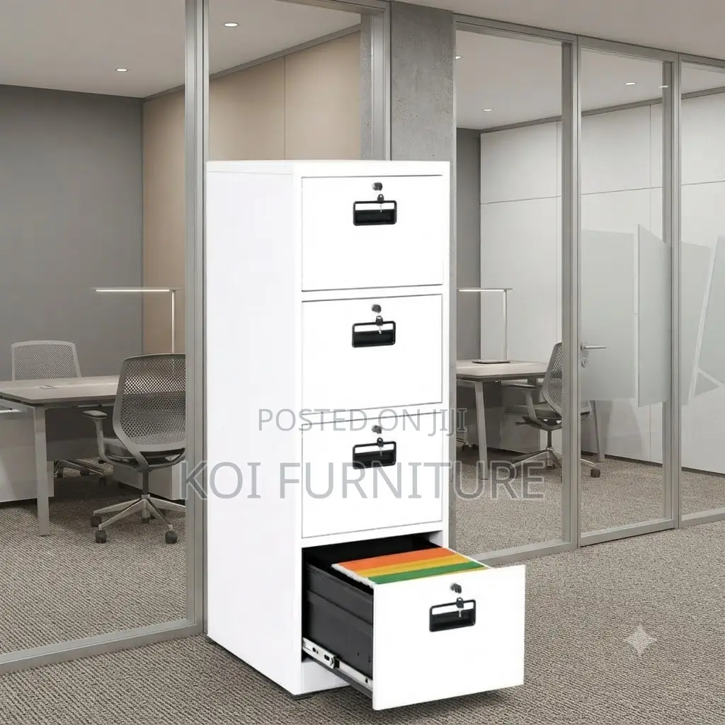 Office Cabiinet; 4 Drawer File Steel Cabinet Each With Key Lock