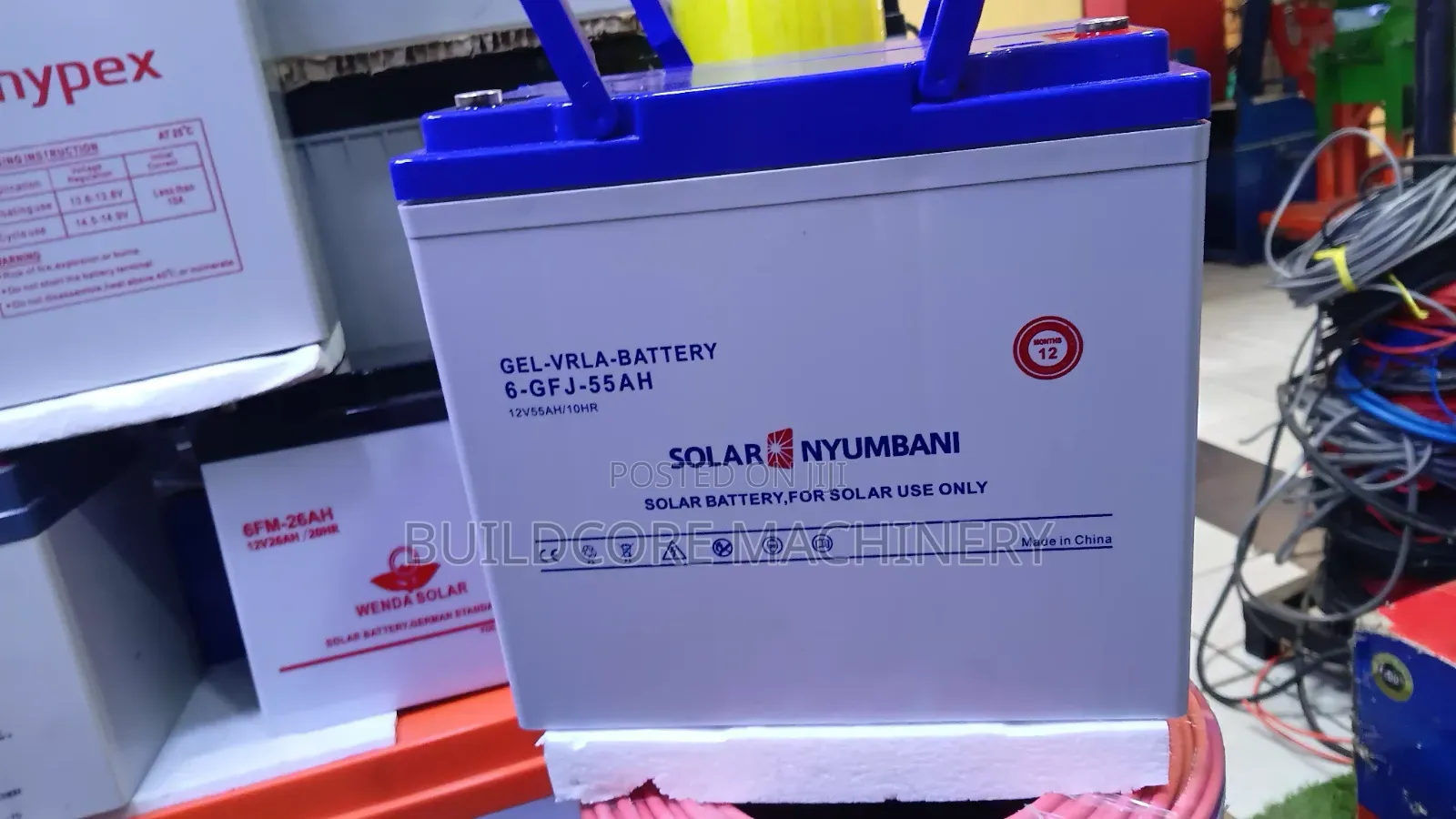 55aH 12v Solar Nyumbani Gel Battery