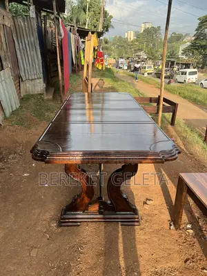Solid Mahogany Dining Table 96”L X 42”W X 32”H | Hnadmade