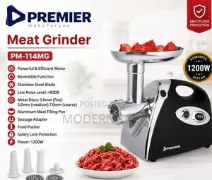 Premier Professional 1200W Electric Meat Grinder