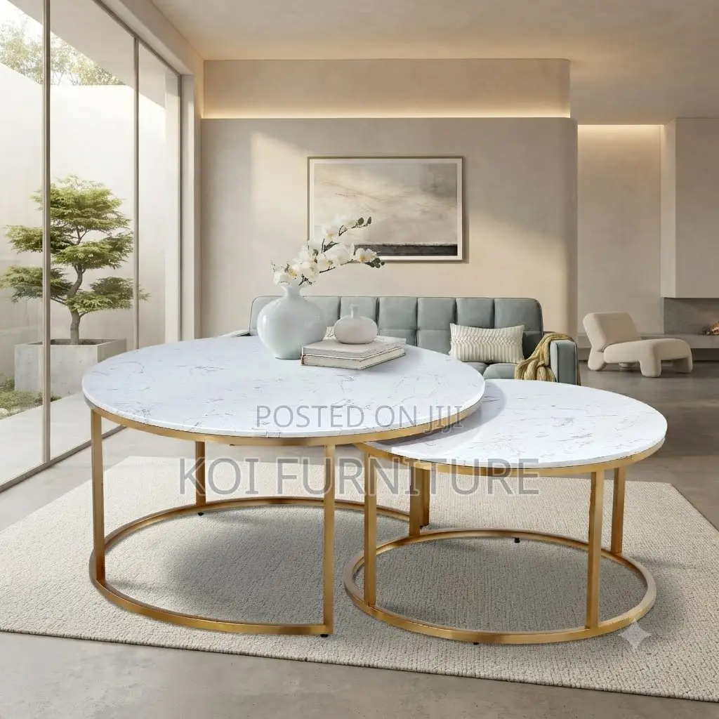 Coffee Table; Marble Coffe Table for Home and Office Meetings