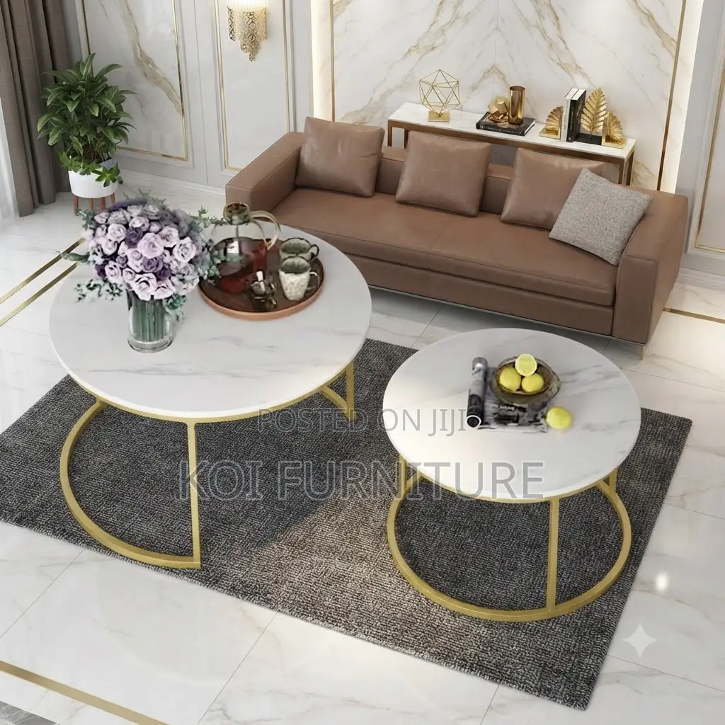Coffee Table; Marble Coffe Table for Home and Office Meetings