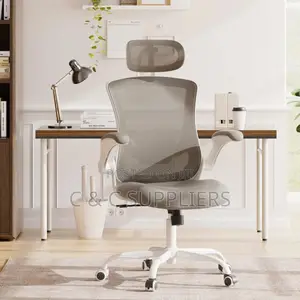 Mesh Task Chair With Flip-Up Arms