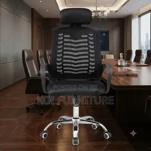 Office Chairs; Headret Office Chair Made of Premium Fabric
