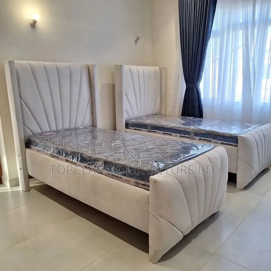 Chester King Size Bed 5x6 Baige