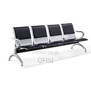 Waiting Bench; 4 Seater Padded Office Waiting Bench