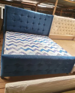 5x6 Blue  Bed Chester King Size