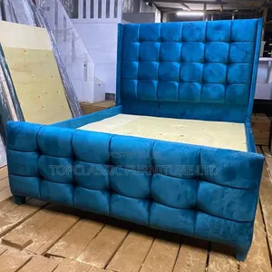 5x6 Blue  Bed Chester King Size