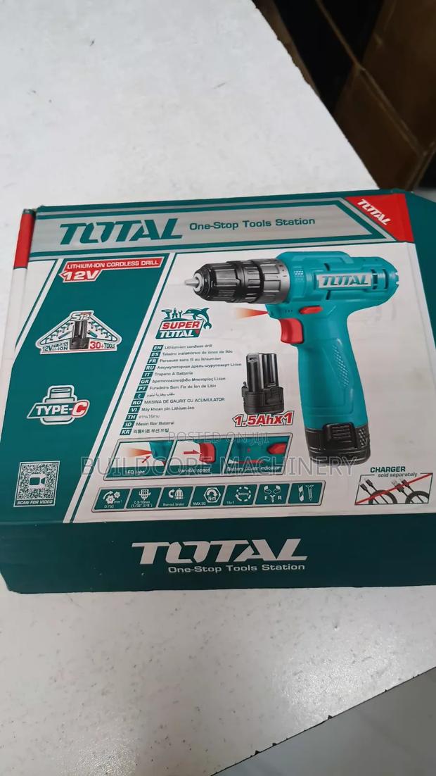 Total Lithium Ion Cordless Drill 1.5Ah