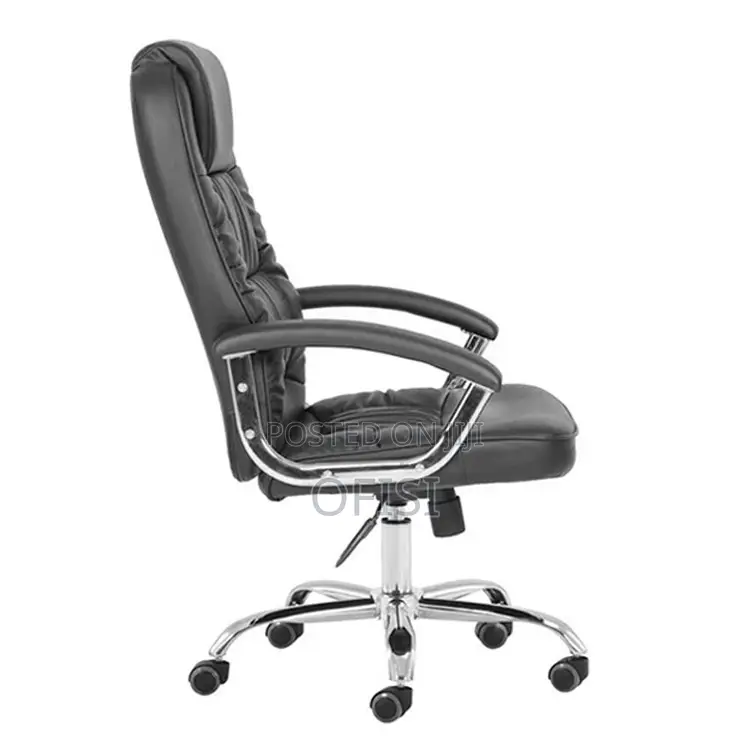 Office Chair; Leather High Back Office Seat