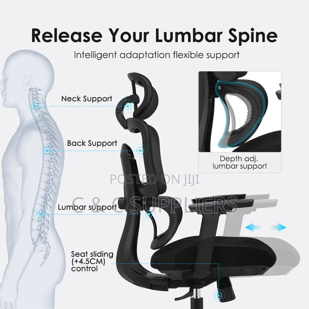 Orthopedic High Back Boss Mesh Seat.