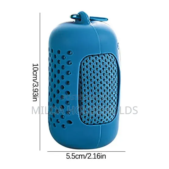Portable Sports Quick Dry Cool Towel in Silicone Pocket