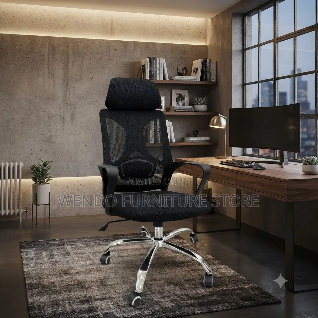 Office Chairs; High Backrest Ergonomic Office Fabric Station Seat
