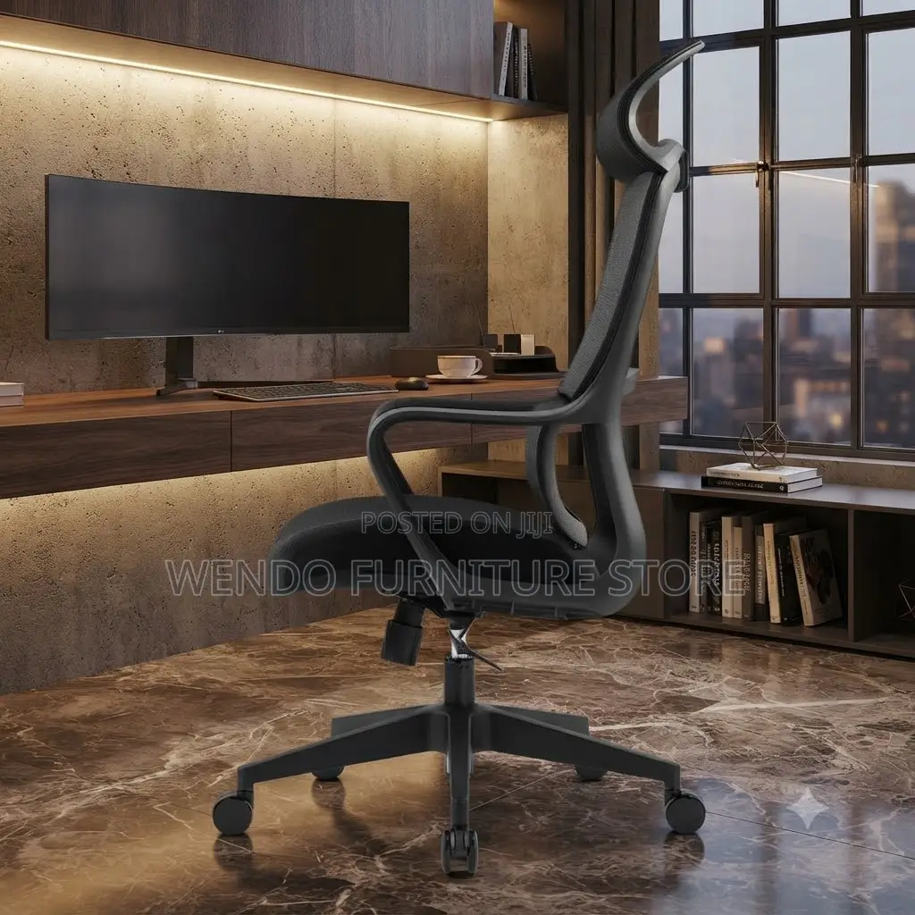 Office Chairs; High Backrest Ergonomic Office Fabric Station Seat