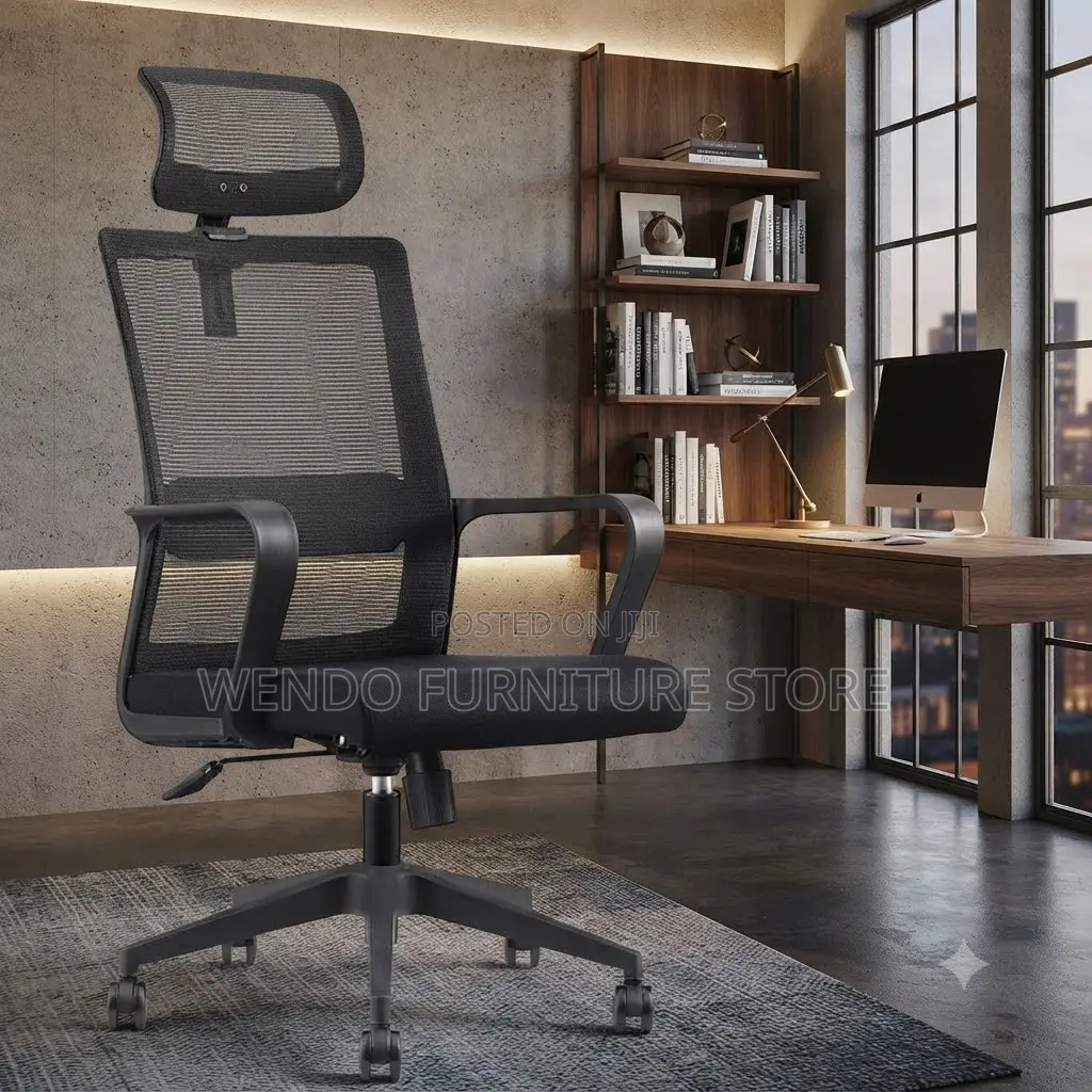 Office Chairs; High Backrest Ergonomic Office Fabric Station Seat