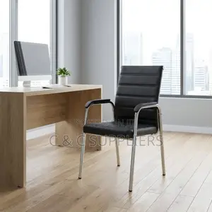 Leather Conference Chair With Armrest