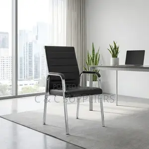 Leather Conference Chair With Armrest