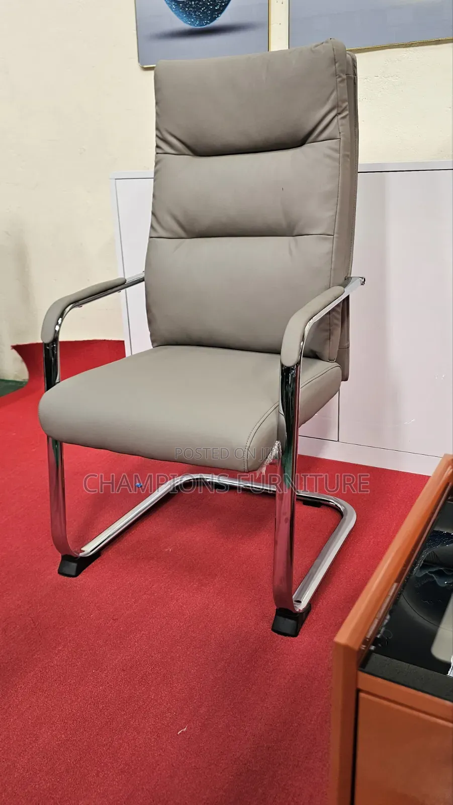Grey Executive Cantilever Chair
