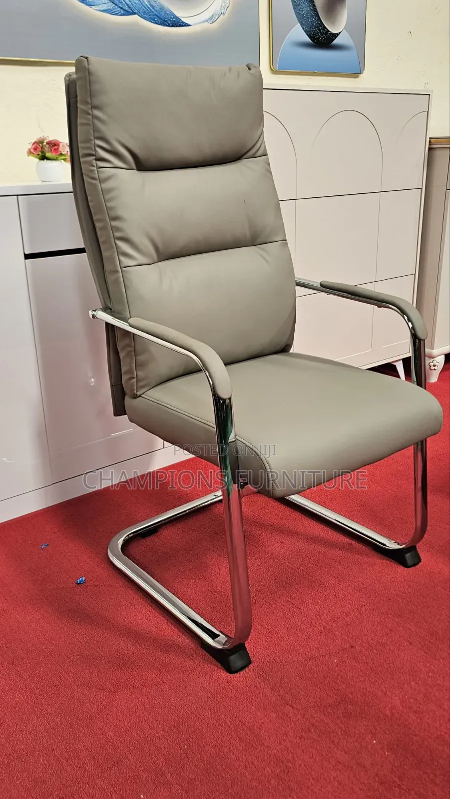 Grey Executive Cantilever Chair
