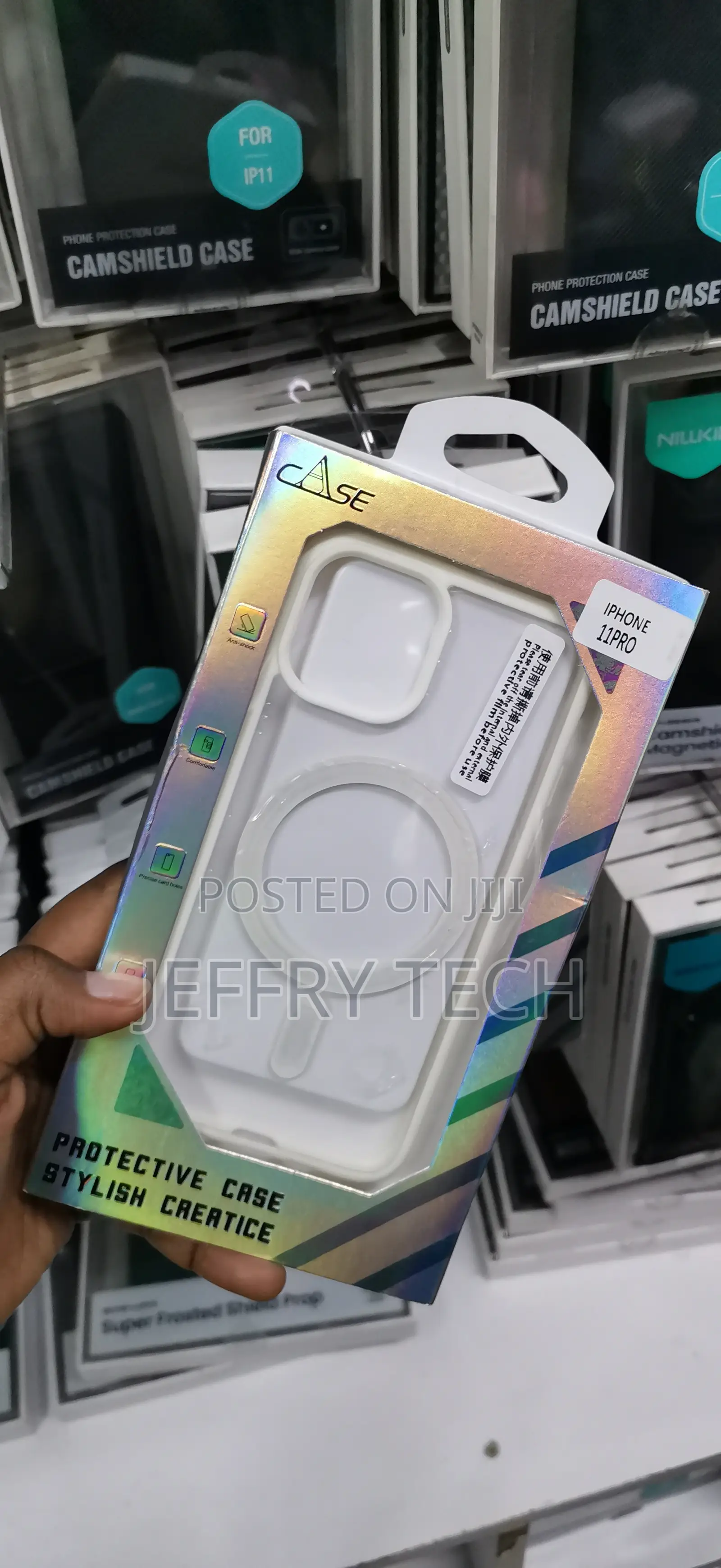 iPhone 11 Pro White Mikase Magnetic Newskin Case