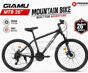 GIAMU 26" Trail Mountain Bike – Dual Disc Brakes Multi-Speed