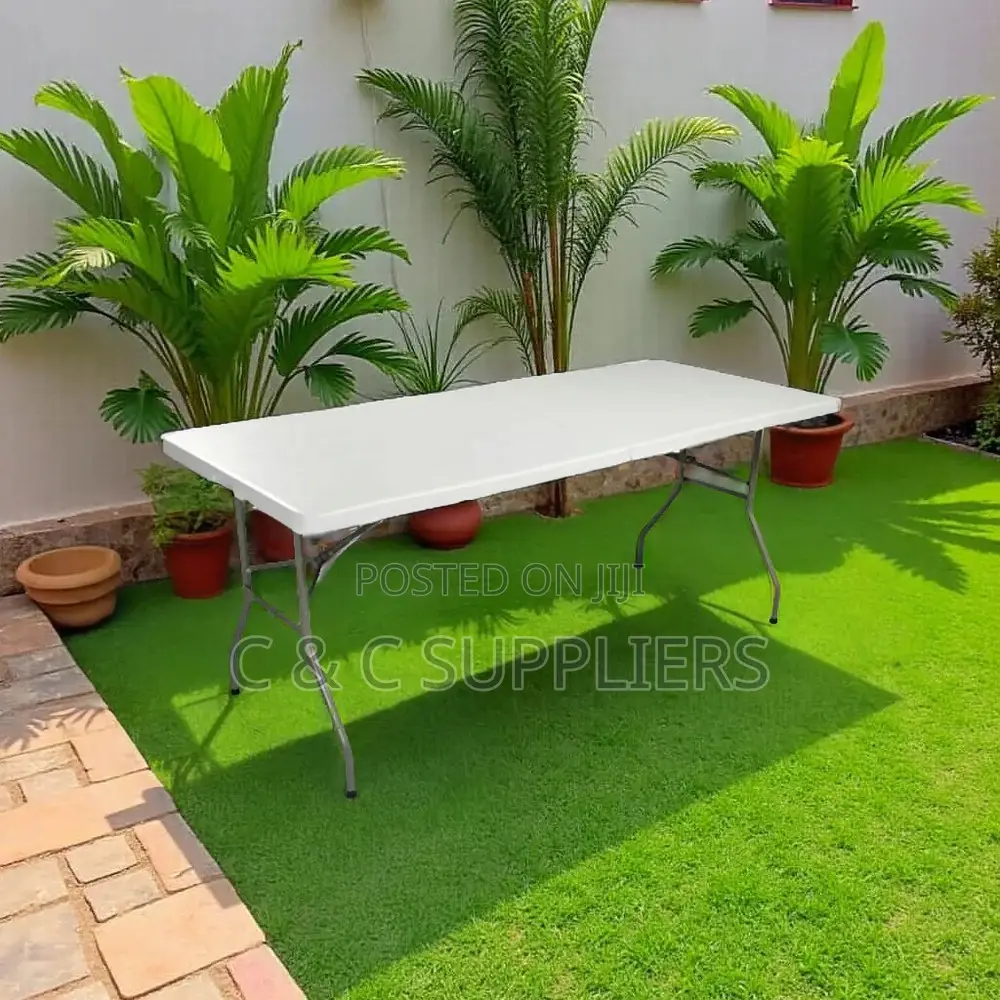 Home Office Foldable Plastic Table-180cm