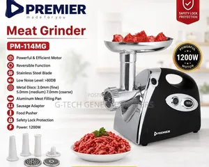 Premier 1200w Commercial Meat Grinder With Reversible Function