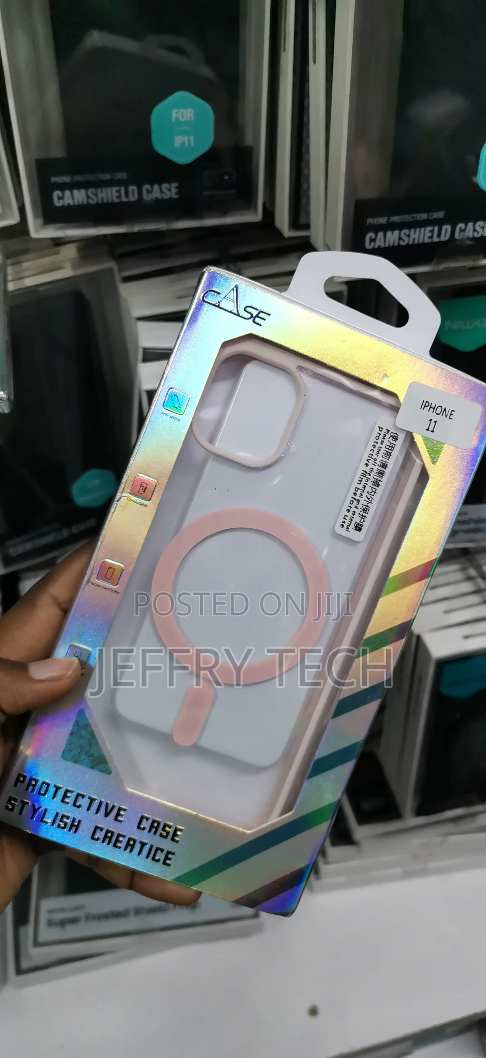 iPhone 11 Featuring a Magnetic Ring Cover