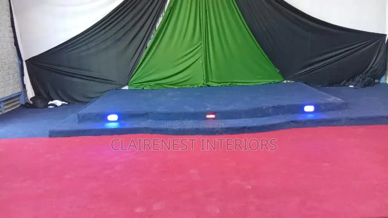 Delta Blue Church Altar Wall to Wall Carpets