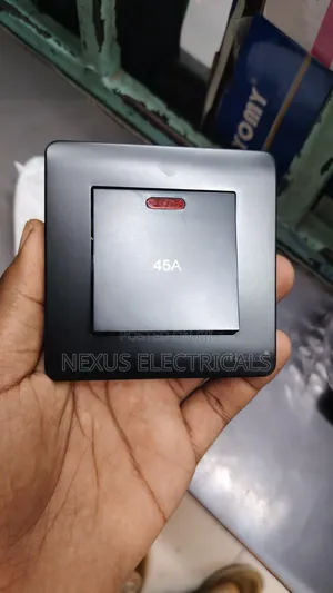Water Heater Switch Black 45A Switch