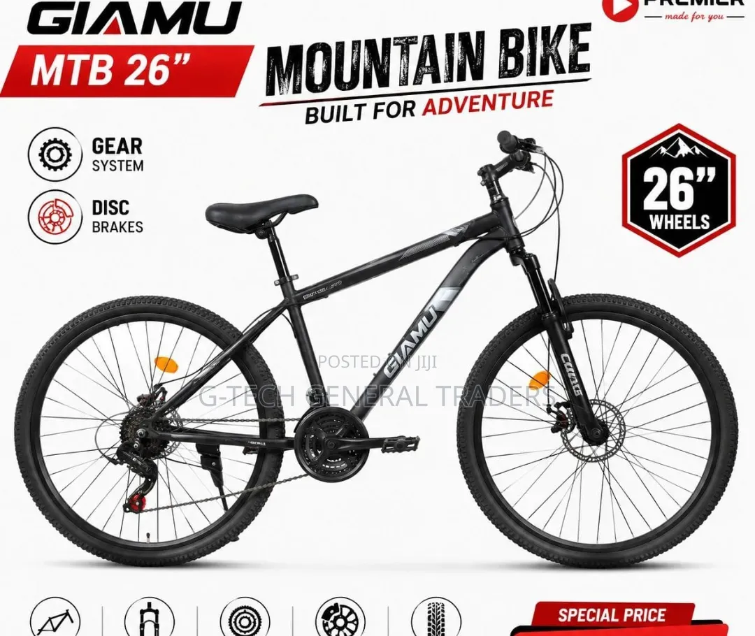 Generic Heavy Gauge Mountain Bike Size 26 With Gears