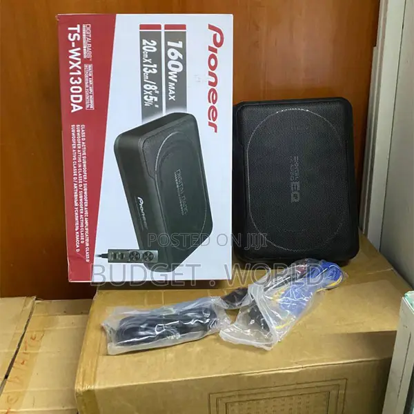 Pioneer Space Saving Under Seat Subwoofer 160W Class-D Amplifier