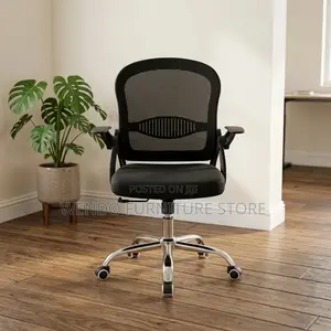 Office Chairs; Mid Back Ergonomic Home Office Workspace Fabric Chairs