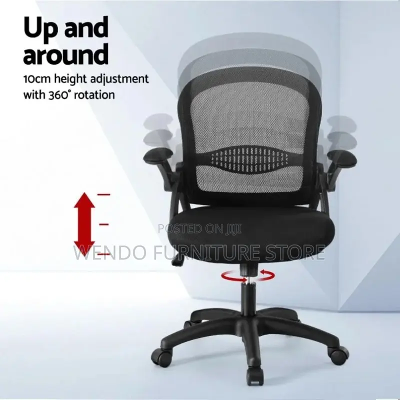 Office Chairs; Mid Back Ergonomic Home Office Workspace Fabric Chairs
