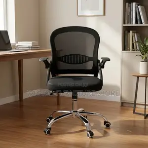 Office Chairs; Mid Back Ergonomic Home Office Workspace Fabric Chairs