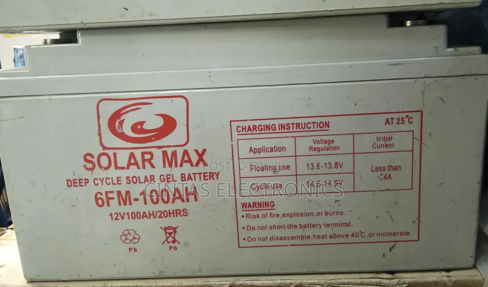Solar Max Solar Battery