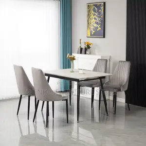 Dining Set; Four Elegant Seaters Dining Set